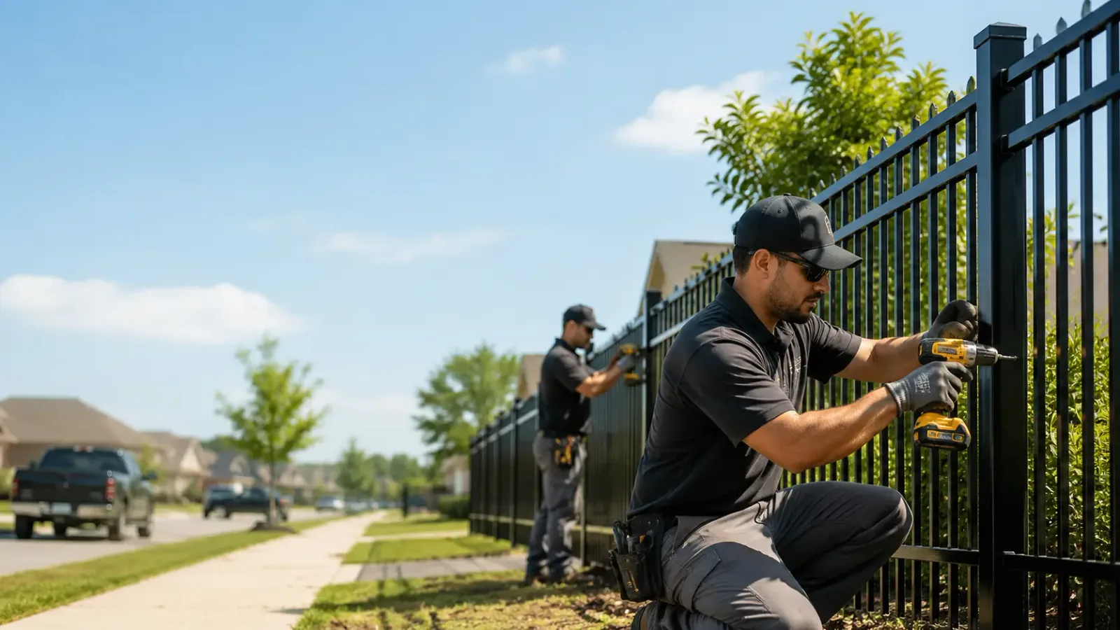 Metal Fence Installation in Unionville, VA